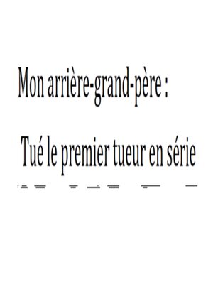 cover image of Mon arrière-grand-père